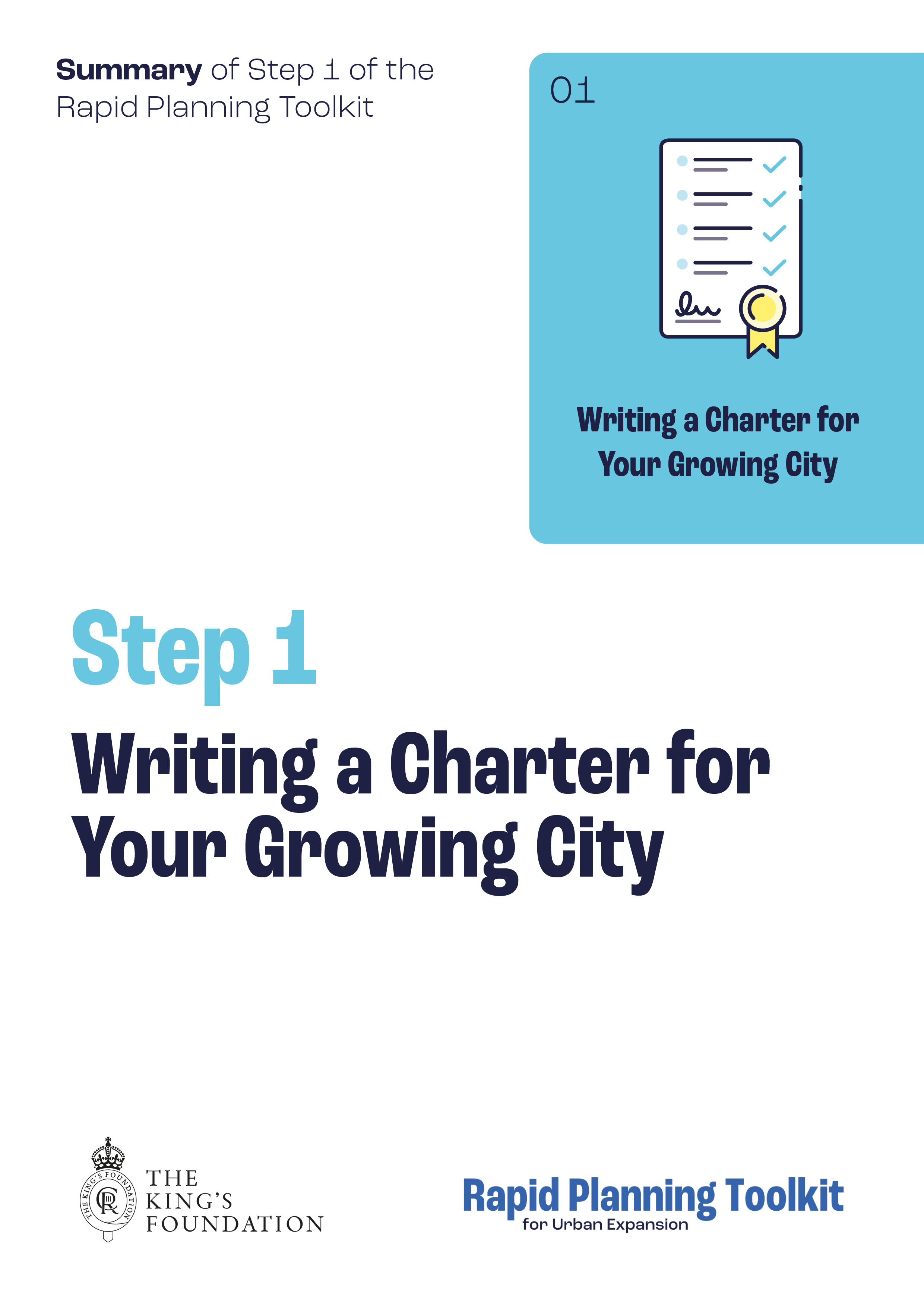 Step 1: Writing a Charter for Your Growing City